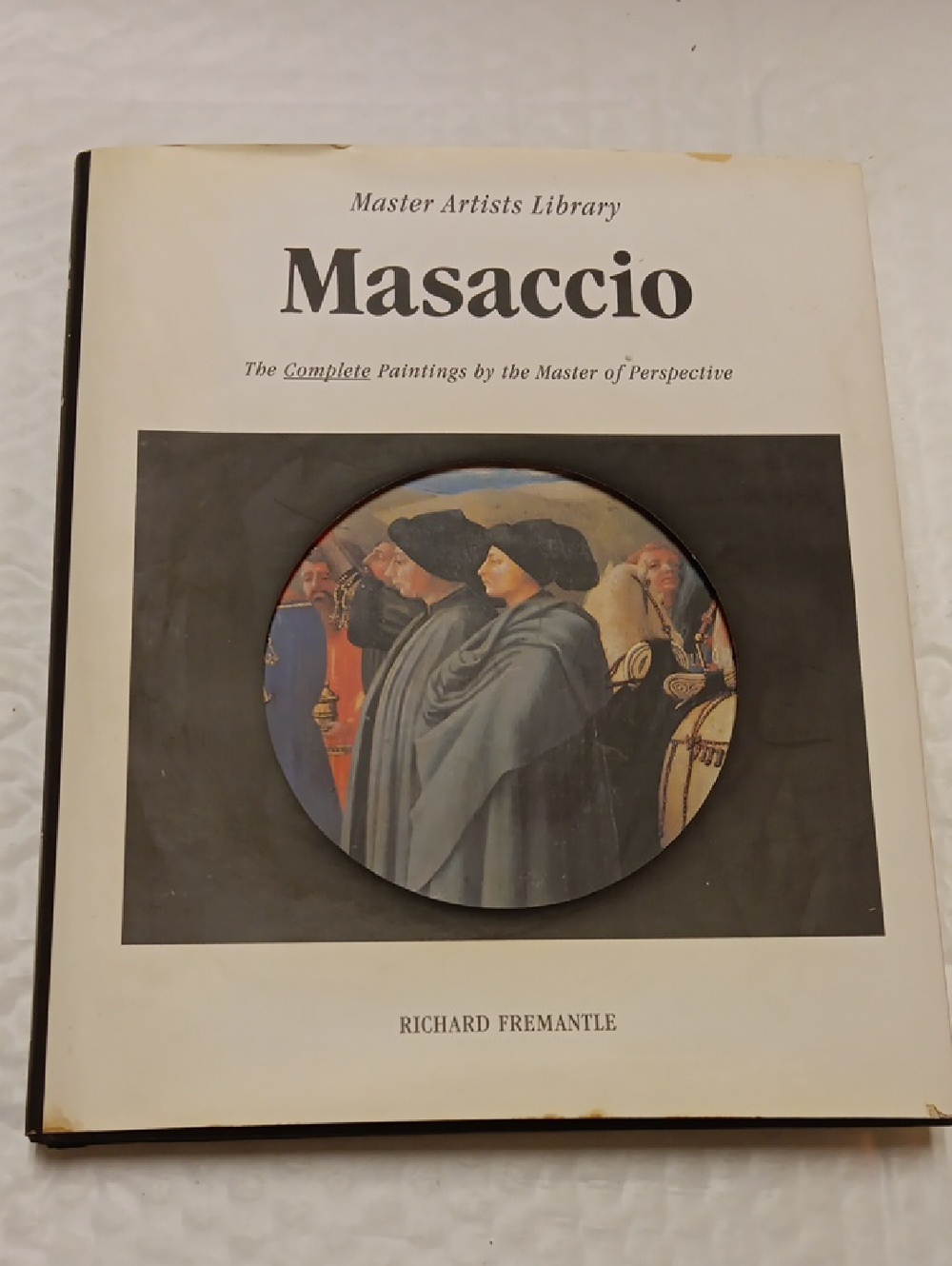 Masaccio Master Artists Library Art Book - White Cover with Black Accent